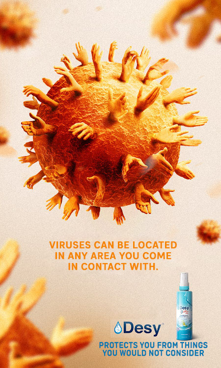 El virus puede estar en todo lo que tocas