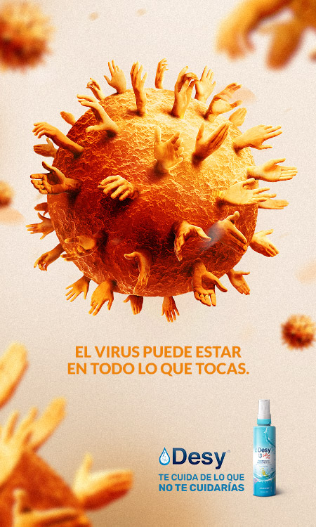 El virus puede estar en todo lo que tocas